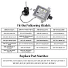 W3T19371 Xenon HID Headlight Ballast with Igniter & D2S Bulb Replacement for Acura TL TSX ILX ZDX RDX Honda Odyssey Mazda 3 5 CX-9 Mitsubishi Outlander Lancer - Replaces W3T15671 W3T16271