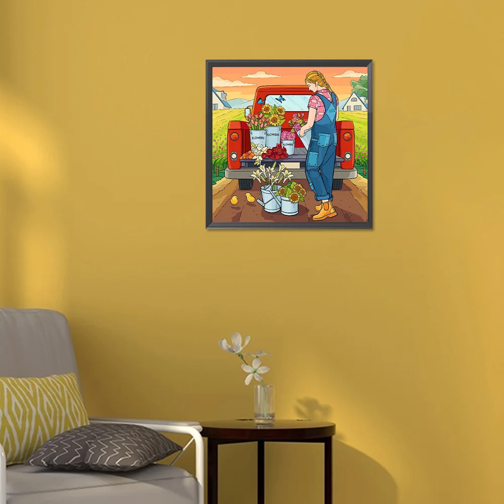 Full Round Diamond Painting 30*30cm - Floats