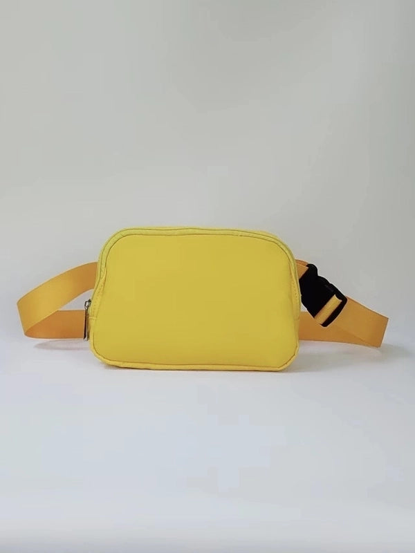 Women’s Streetwear Solid Color Nylon Waist Bags