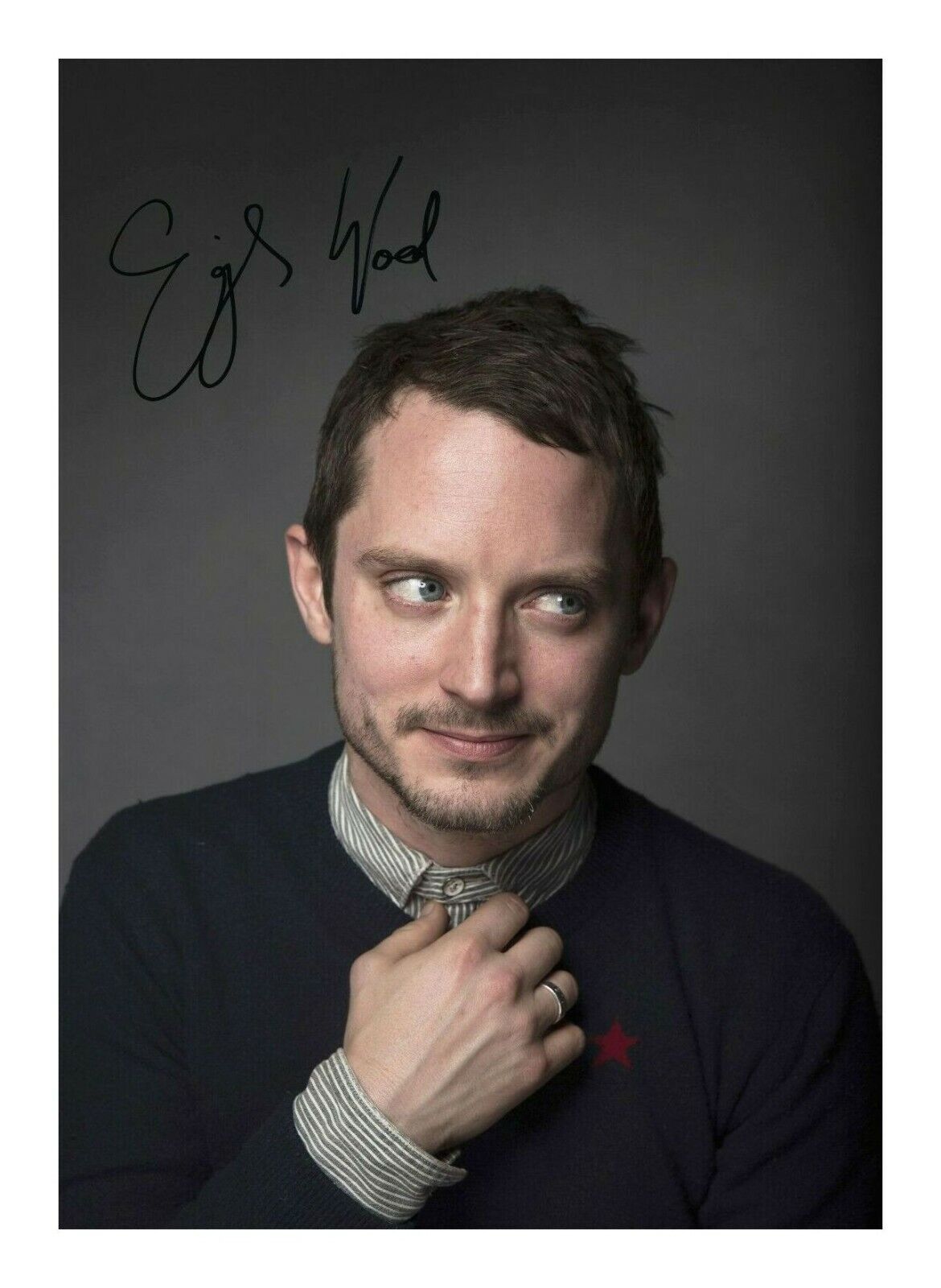 ELIJAH WOOD AUTOGRAPH SIGNED PP Photo Poster painting POSTER