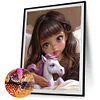 Diamond Painting -DIY Full Square Drill Pet Girl Character(45x55cm)