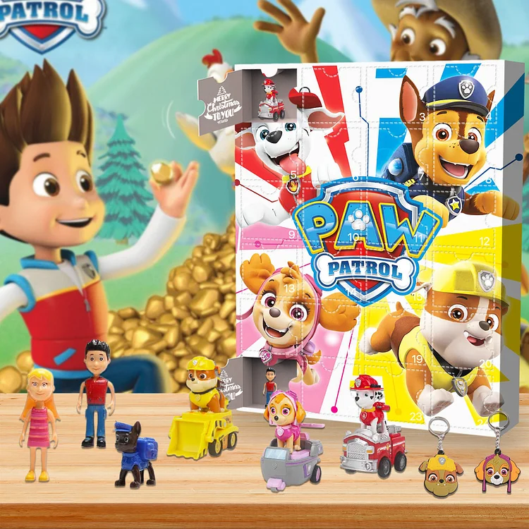 PAW Patrol Advent Calendar🎁24 Gifts Are In It