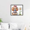 Diamond Painting-DIY Crystal Rhinestone Teddy Dog