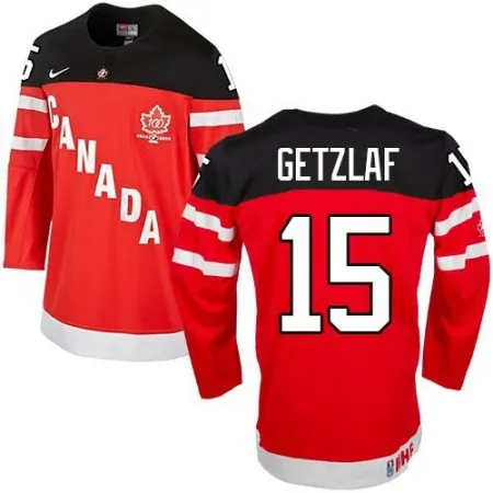 Olympic CA. #15 Ryan Getzlaf Red 100th Anniversary Stitched NHL Jersey A11M