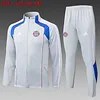 2025/2026 Bayern Light Gray Long Zipped Jacket Football Shirt 1:1 Thai Quality