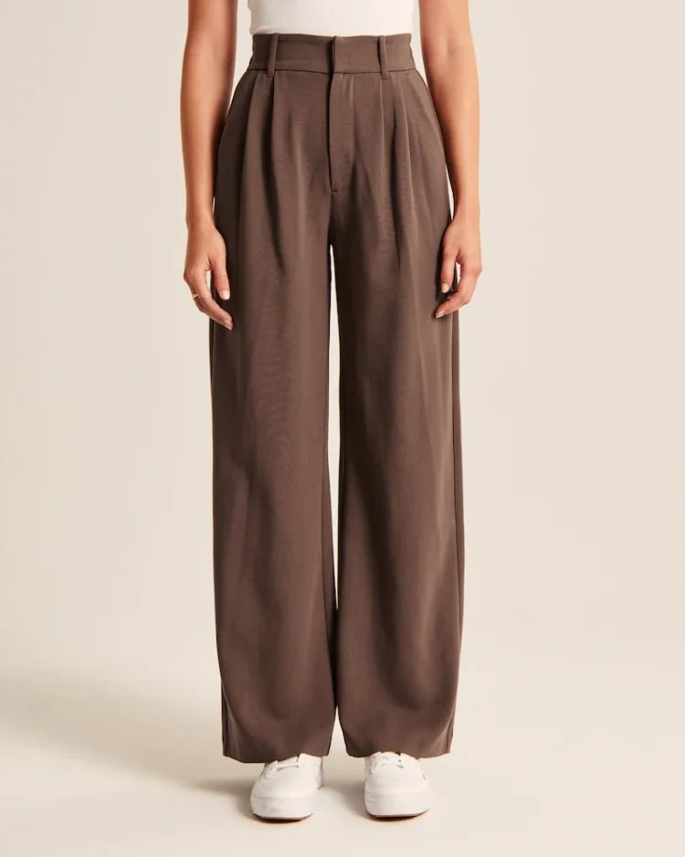 🔥Last Day 50% OFF🔥-2023 NEW High Waist Tailored Wide Leg Pants