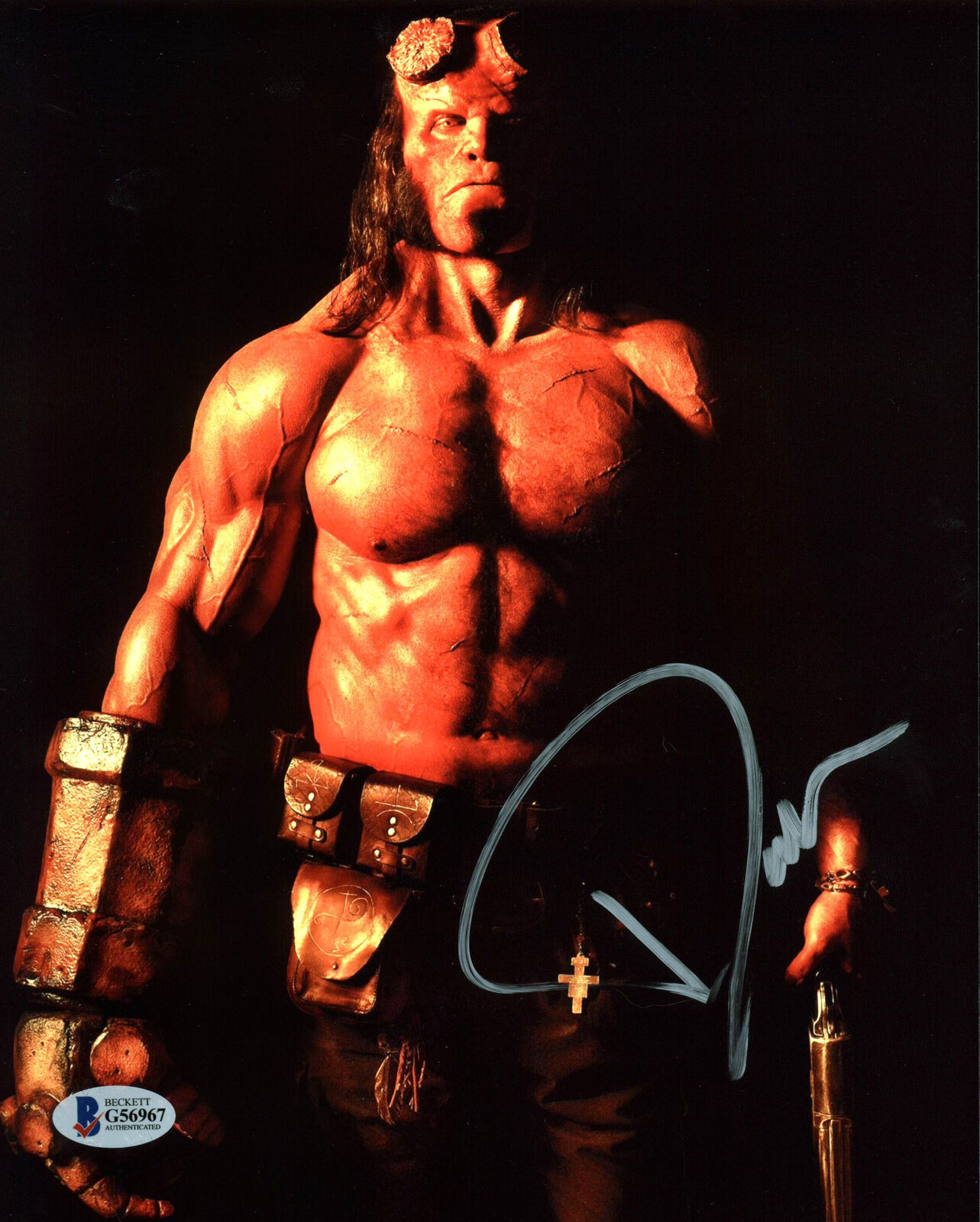 David Harbour Hellboy Authentic Signed 8x10 Photo Poster painting Autographed BAS #G56967