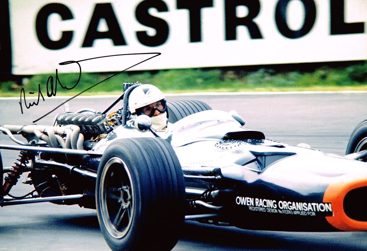 Richard Attwood HAND SIGNED Autograph British F1 Driver 12x8 Photo Poster painting AFTAL COA