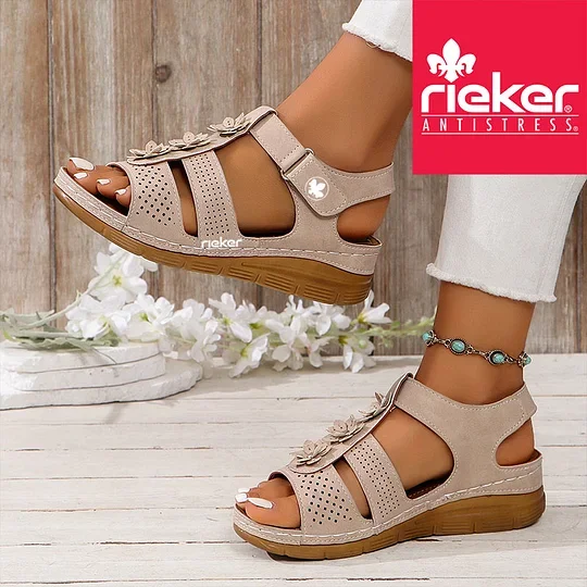 RIEKER®2025 nové masážní sandály s dutou podrážkou
