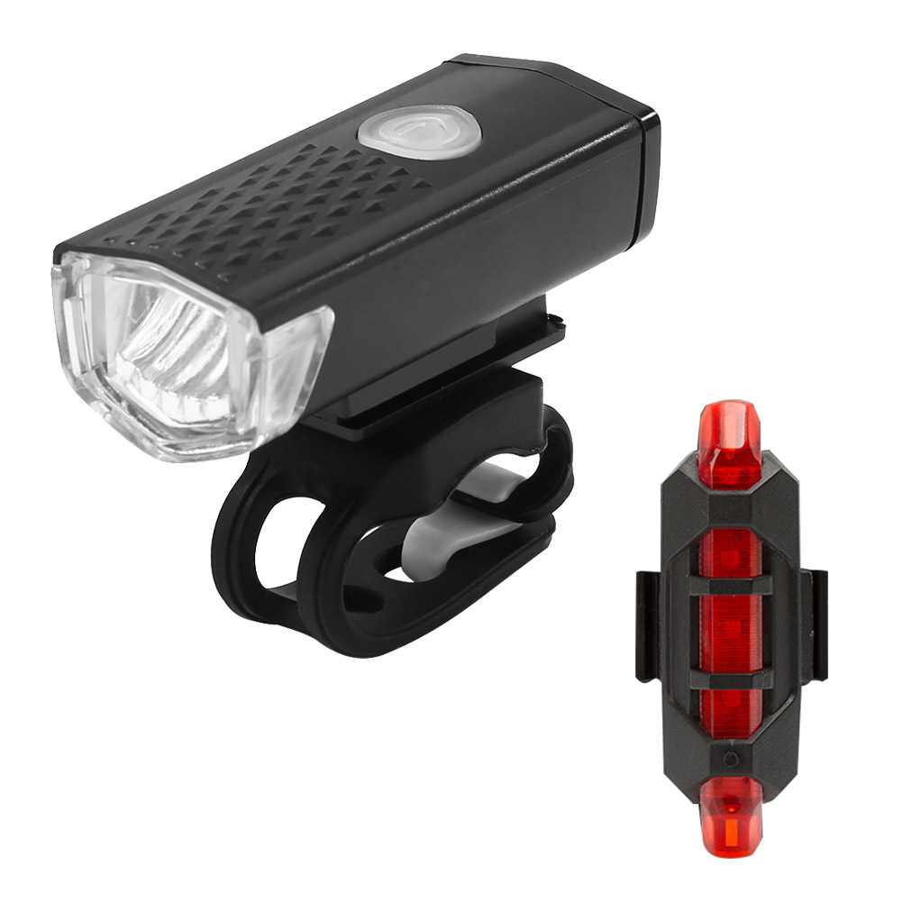 

2pcs Waterproof XPE LED Bike Front Headlight Rear Taillight Bicycle Lights, 501 Original