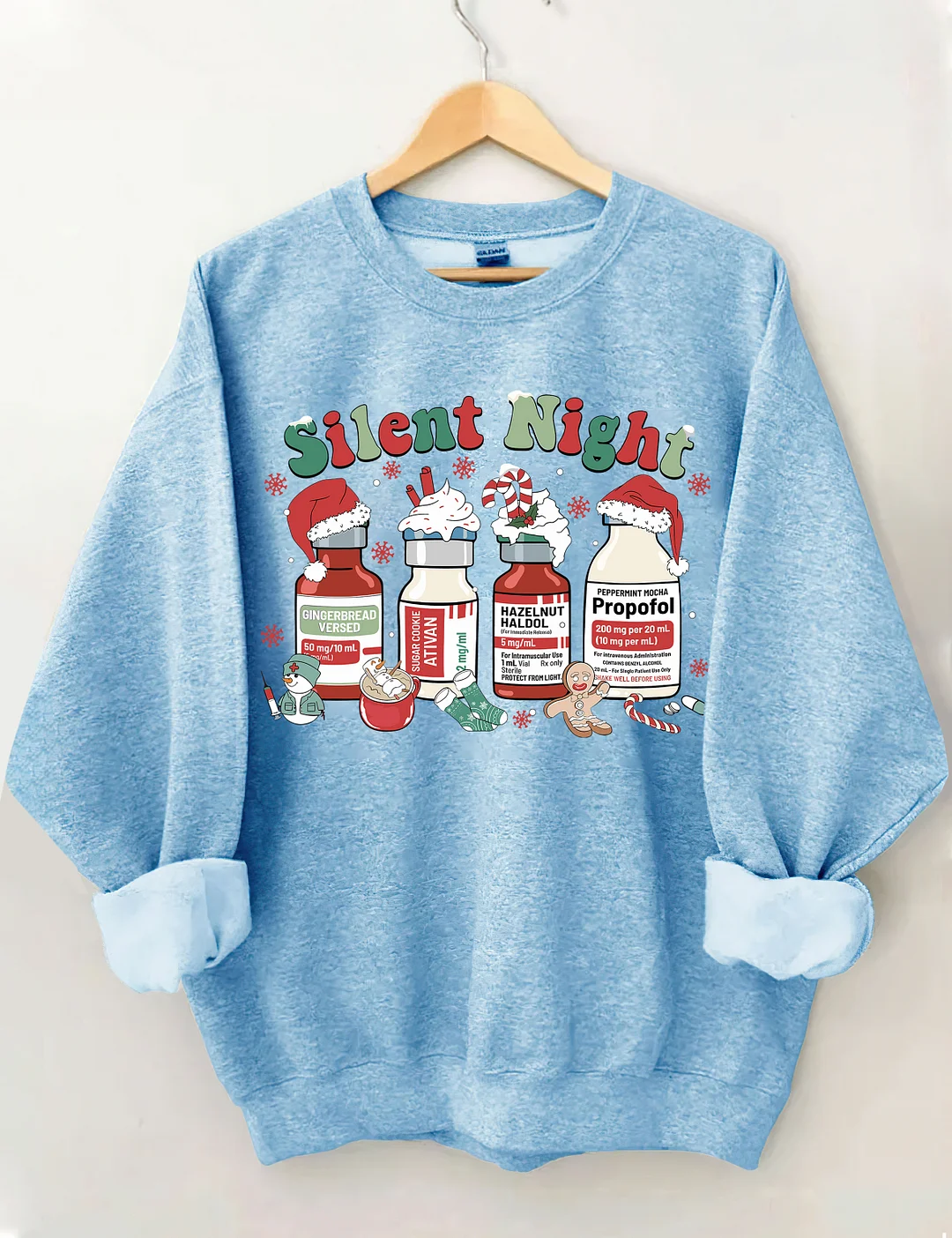 Silent Night Christmas Sweatshirt