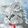 5D Cat Diamond Painting Cross Stitch Kit Needlework Rhinestone Mosaic Decor
