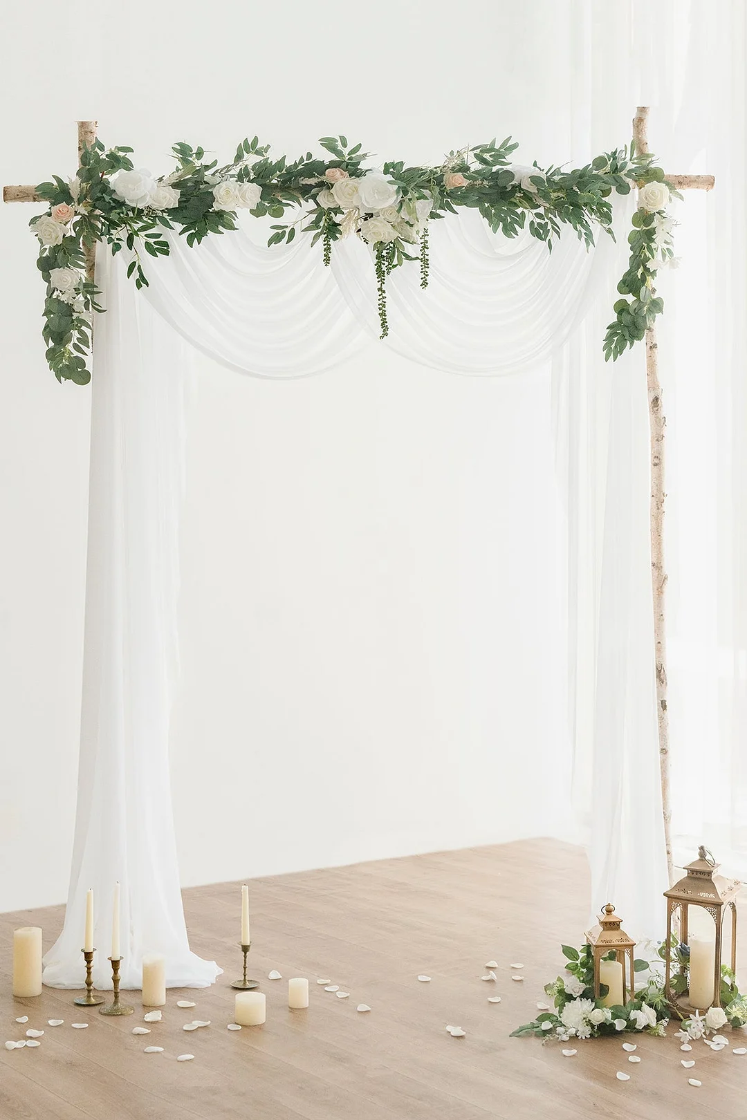 Easy Hanging Sheer Arch Draping (Set of 1) - 4 Colors