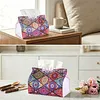 Kits de bo&icirc;tes de mouchoirs en diamant DIY losange pu pour adultes/d&eacute;butants d&eacute;coration int&eacute;rieure de bureau en diamant r&eacute;sistantes aux taches