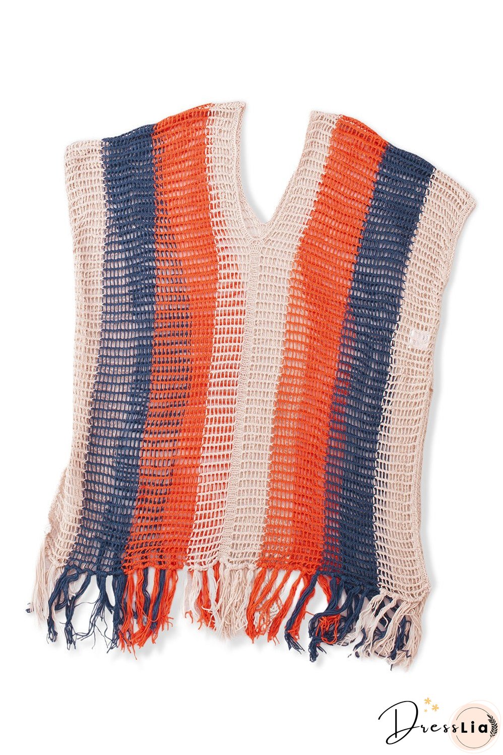 Tassel Crochet Beach Cover Up