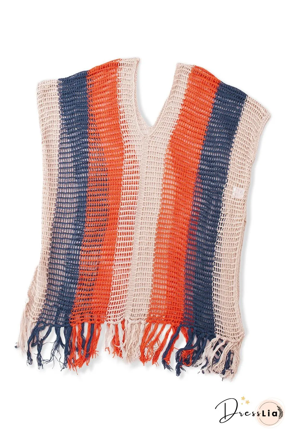 Tassel Crochet Beach Cover Up