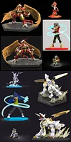Megahouse Scale Vritramon & Garummon Set - Digimon Resin Statue - DMX Studios