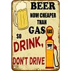 Beer - Vintage Metal Signs - 20*30cm/30*40cm - Warning