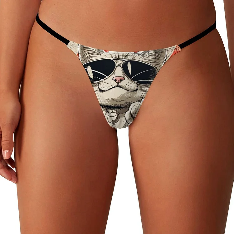 Thong PUNCH CAT  customized, personalized, gift