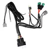 Dual High Low Beam Headlight Relay Wiring Harness H4 9003 Ceramic Socket Plugs