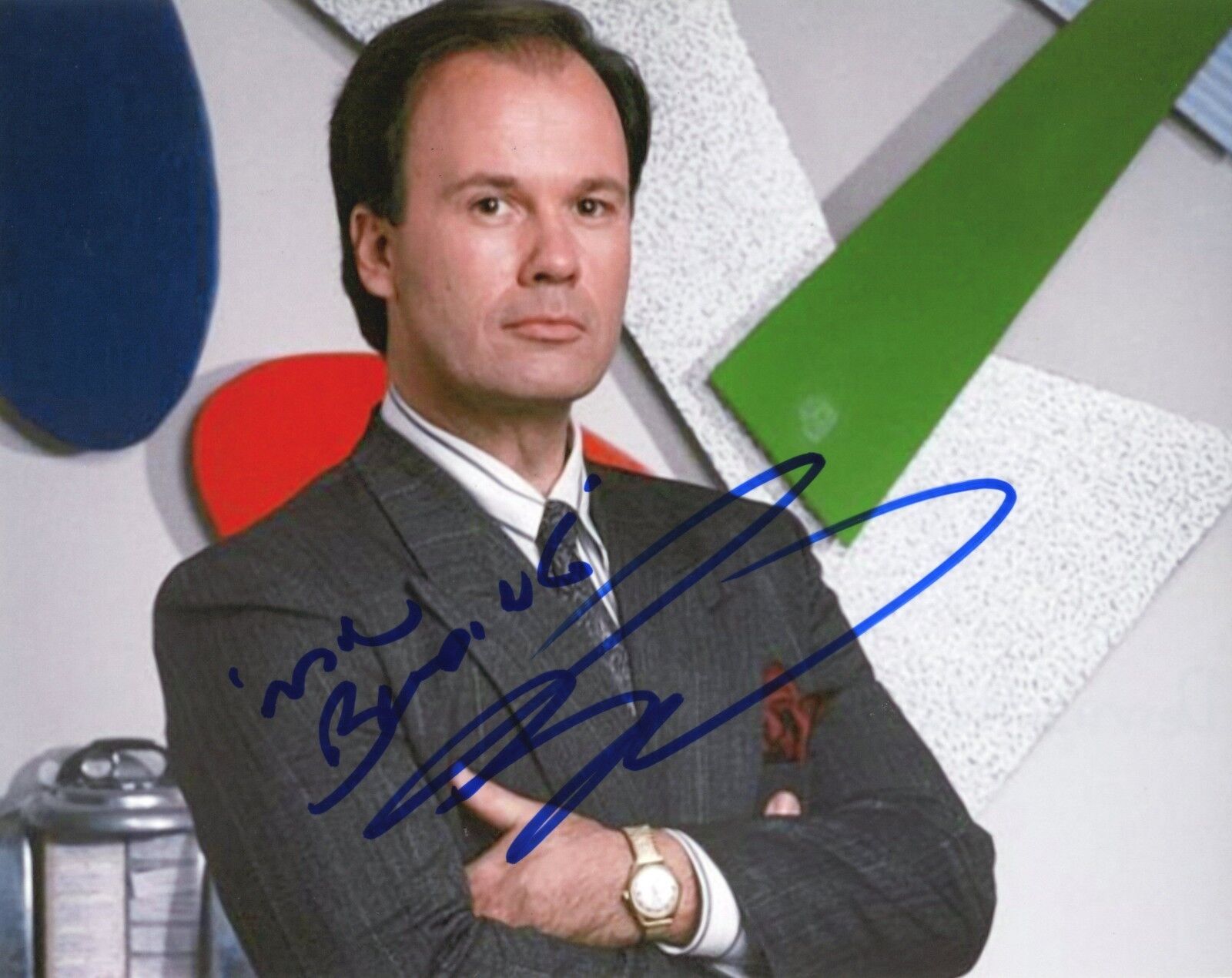 DENNIS HASKINS Authentic Hand-Signed SAVED BY THE BELL - Mr.Belding