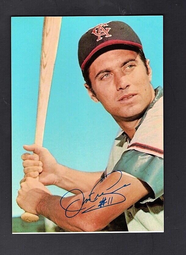 JIM FREGOSI-CALIFORNIA ANGELS AUTOGRAPHED 5X7 GLOSSY COLOR Photo Poster painting-d.2014