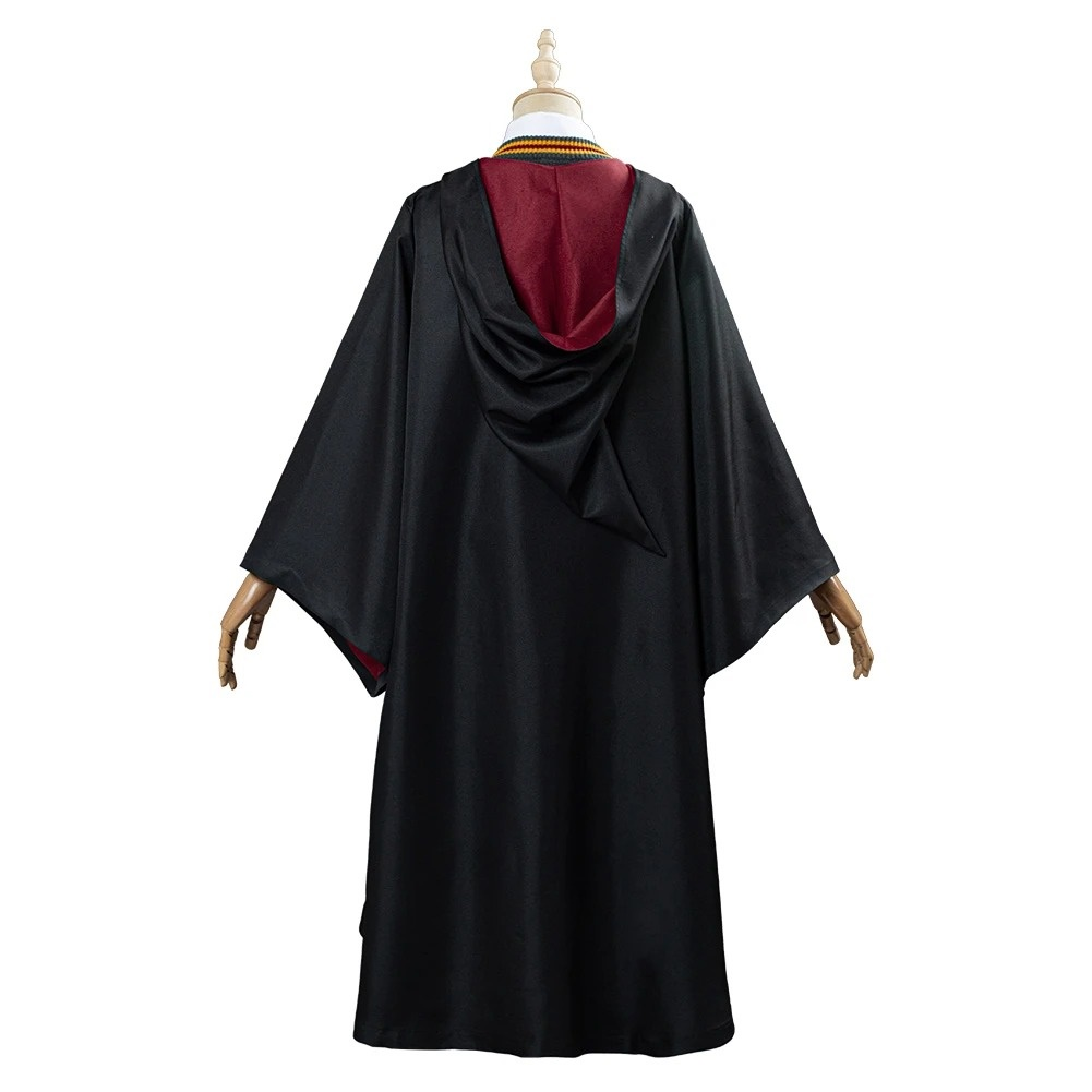 Harry Potter Hermione Granger Gryffindor School Uniform Women Robe Cloak Outfit Halloween Carnival Costume Cosplay Costume