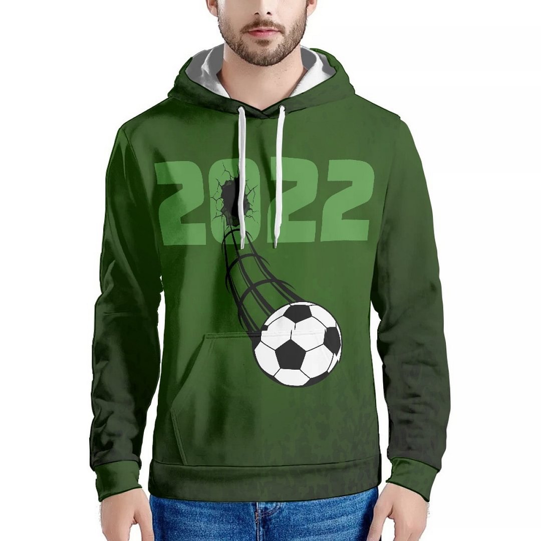 2022 Qatar World Cup Men's 3D Print Sport Sweatshirts Hoodies-VESSFUL