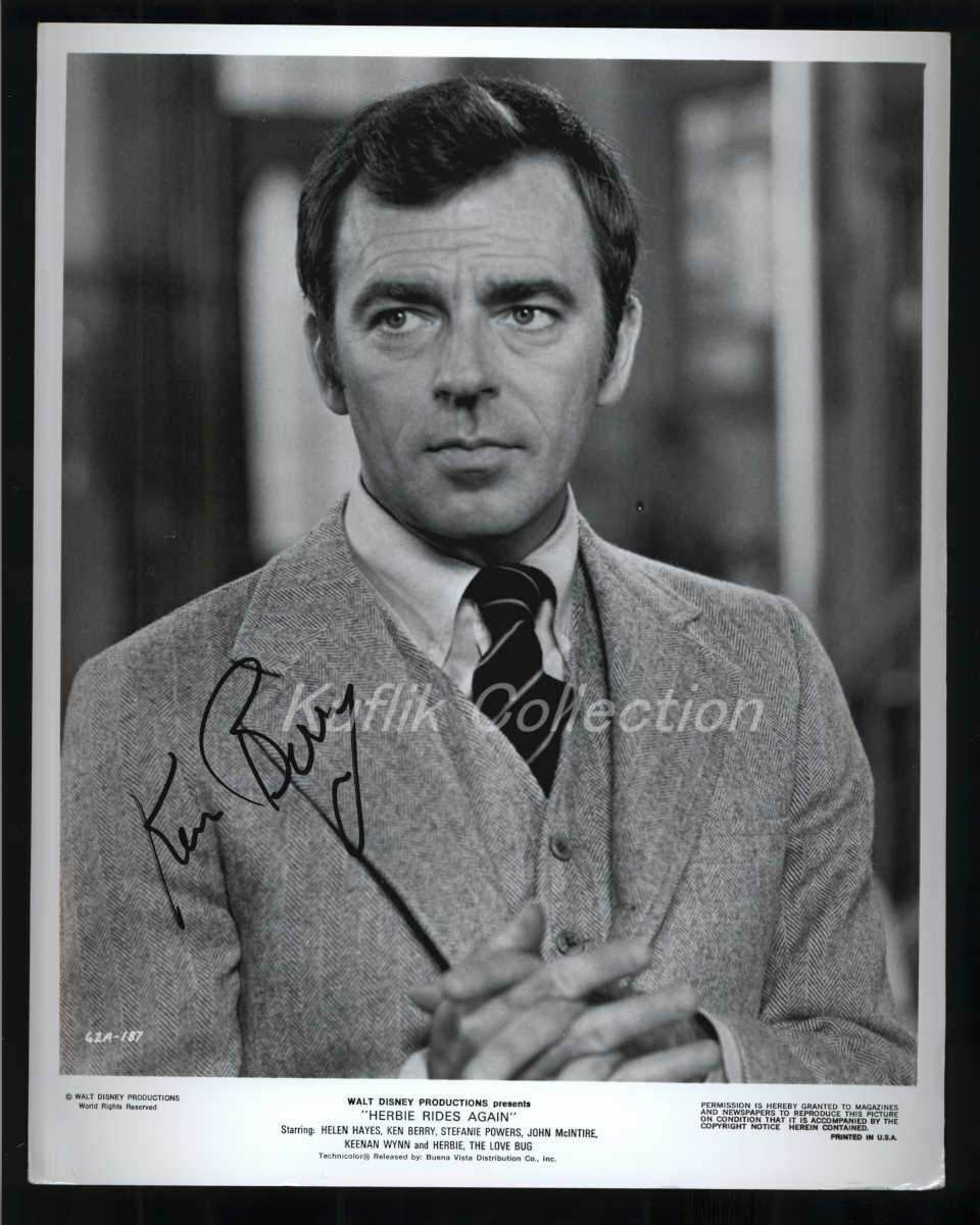 Ken Berry - Signed Autograph Movie Still - Herbie Rides Again