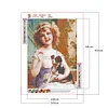 Diamond Painting-DIY Full Round Drill Elegant Girl