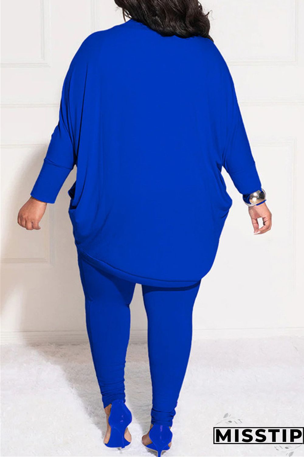 Burgundy Casual Solid Cardigan Pants Cardigan Collar Plus Size Two Pieces