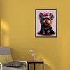 Diamond Painting-DIY Full Round Drill Cute Dog