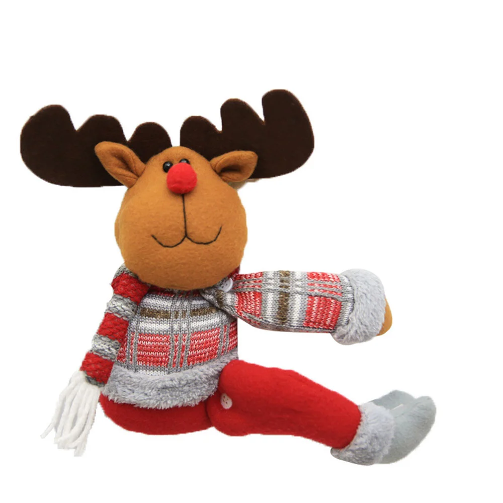 Christmas creative curtain buckle cartoon doll decorations