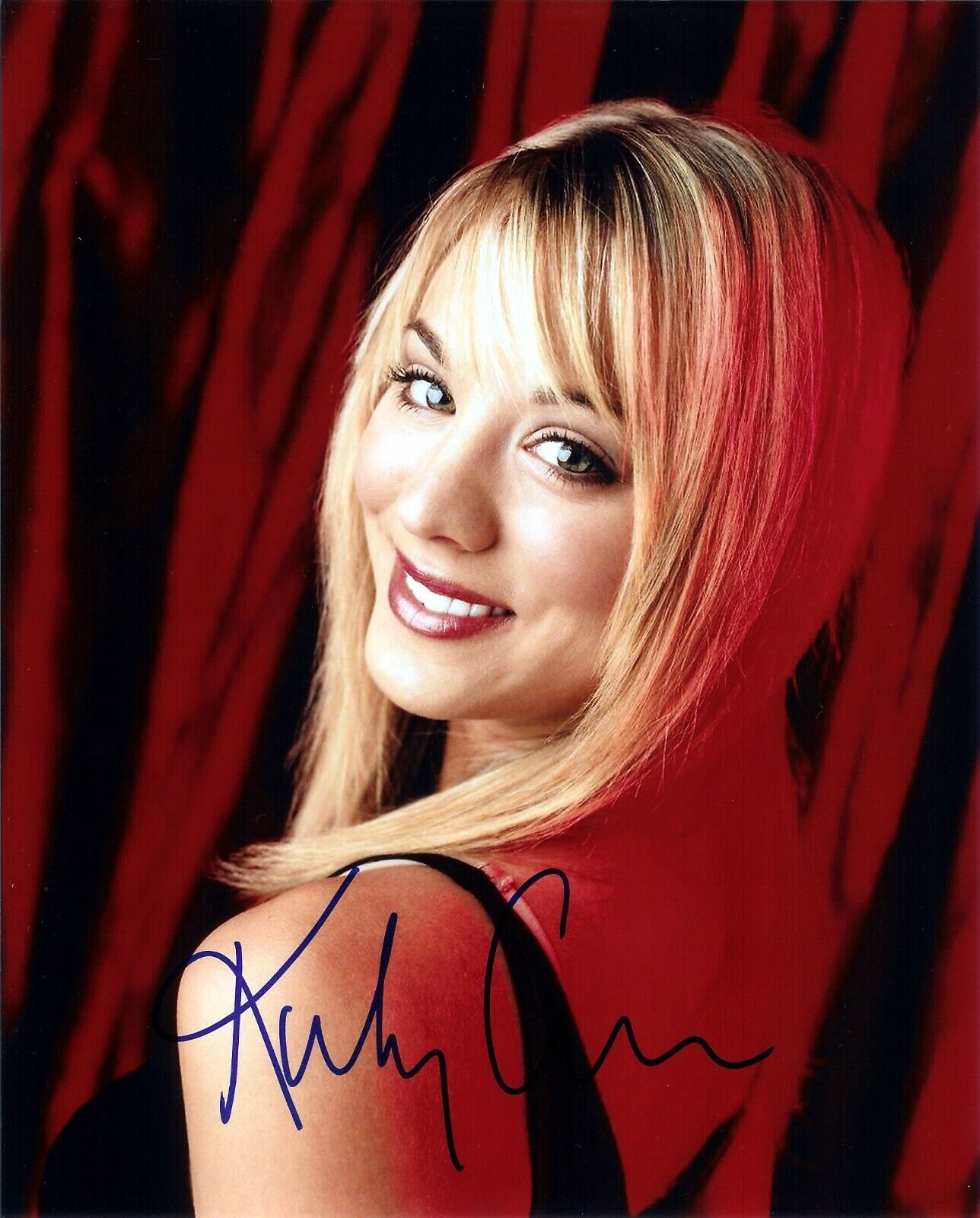 KALEY CUOCO - BIG BANG THEORY Autographed Signed 8x10 Reprint Photo Poster painting #2 !!
