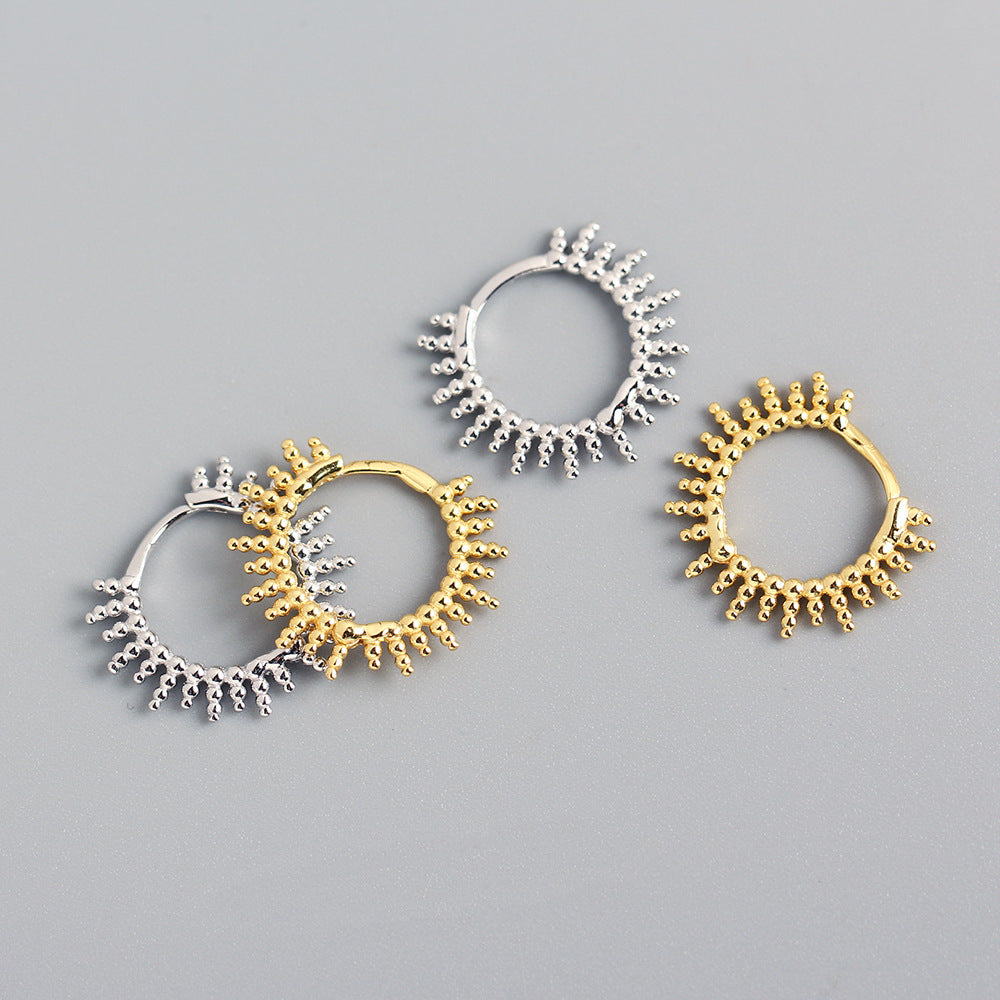 925 Sterling Silver Cute & Edgy Chamfered Cube Silver Earrings