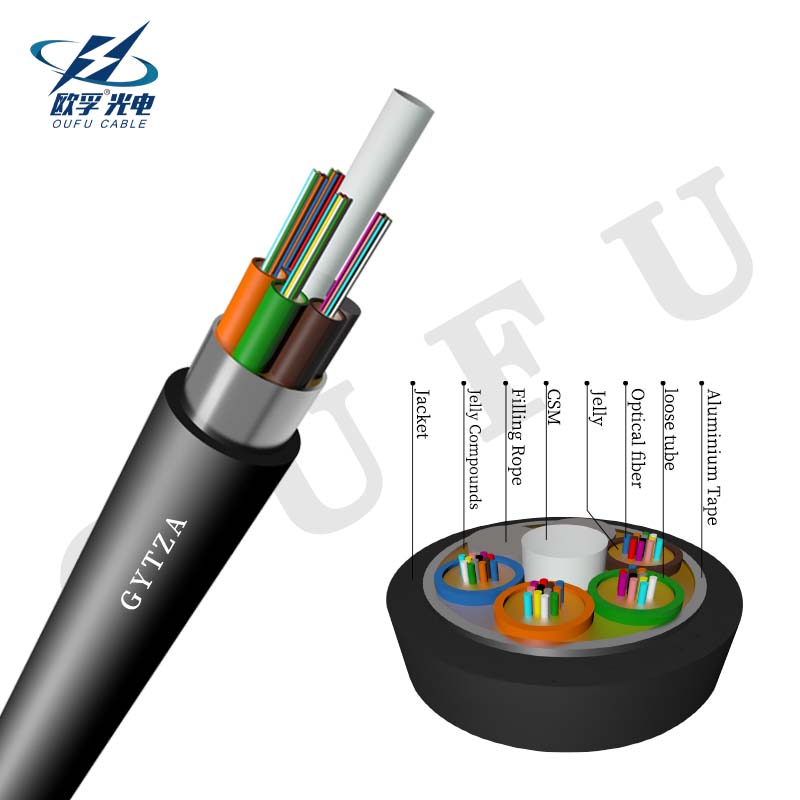  LSZH flame retardant stranded outdoor mining fiber opti cable