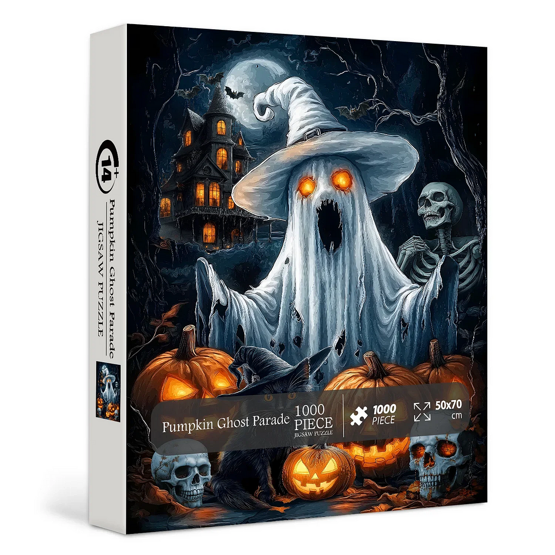 Pumpkin Ghost Parade Jigsaw Puzzle