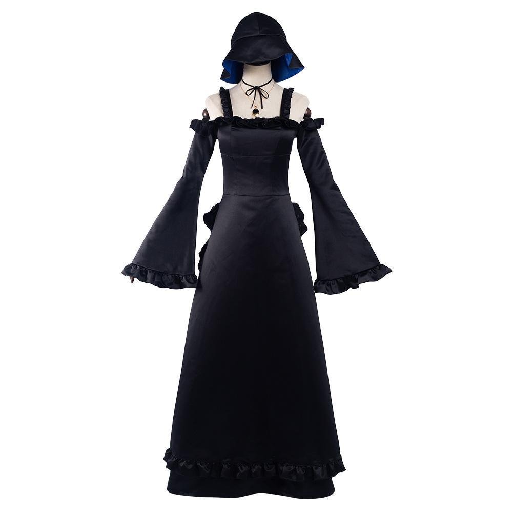The Duke of Death and His Maid Maid Alice Costume Cold Shoulder Dress Halloween Cosplay Outfits for Women