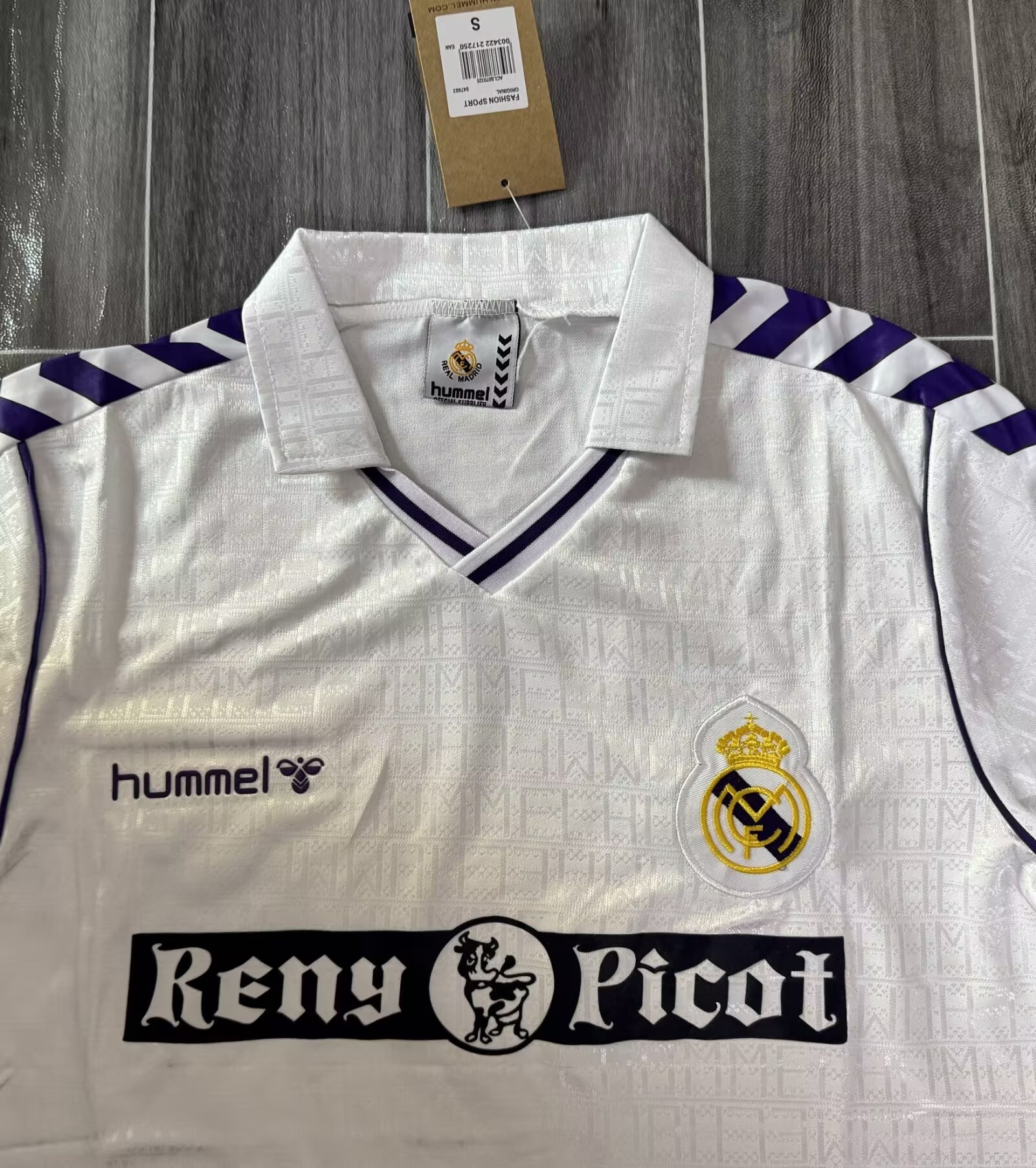Retro Real Madrid 89/90 Home Football Shirt Thai Quality