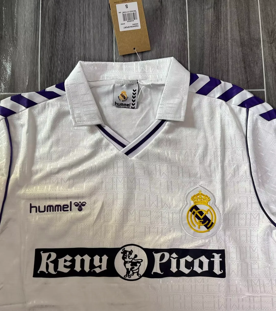 Retro Real Madrid 89/90 Home Football Shirt Thai Quality