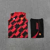 2025/2026 Manchester United Pre-Match Training Red Devils Vest+Shorts Football1:1 Thai Quality