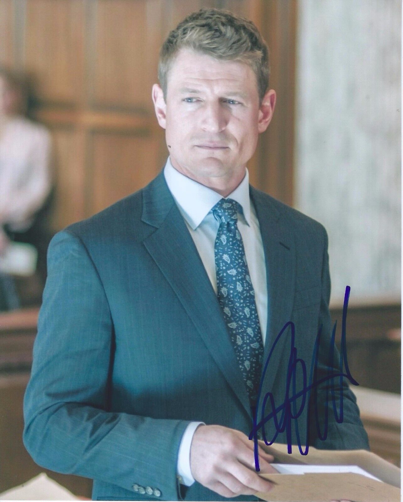 Philip Winchester Signed Autographed 8x10 Photo Poster painting Chicago Justice PD Strike Back F