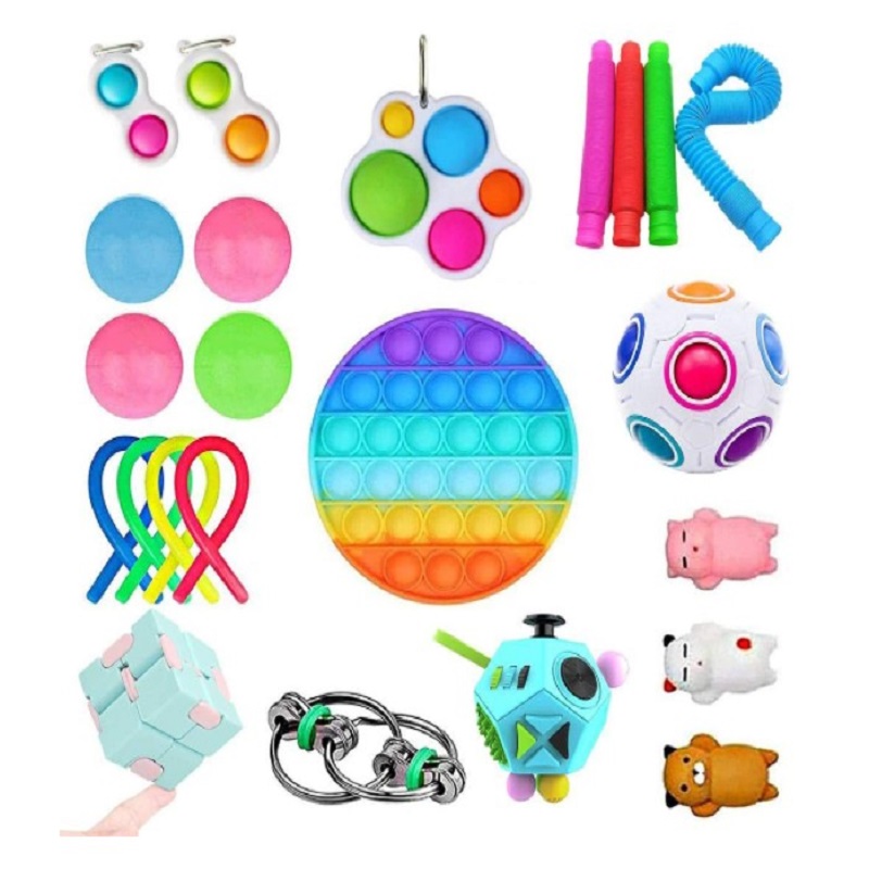 

Sensory Fidget Toys Set Simple Dimple Fidget Toy Fidget Toy Rainb, 501 Original