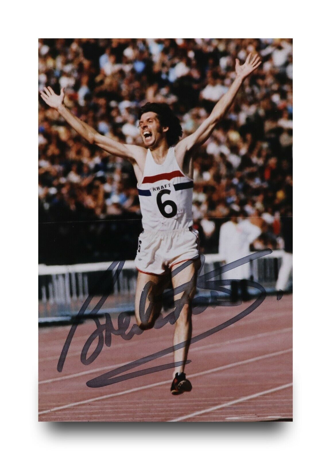 Brendan Foster Signed 6x4 Photo Poster painting Olympic Long Distance Runner Autograph + COA