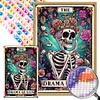 (45*65cm)Skeleton - Round AB Drill Diamond Painting