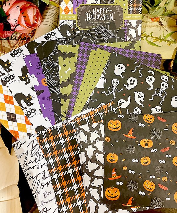 24 Sheets Halloween 160 GSM Heavyweight Cardstock Paper Pad