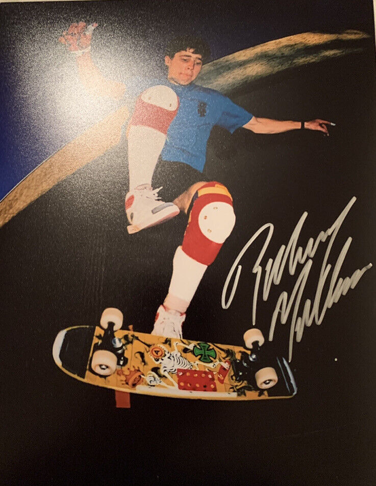 rodney mullen signed 8x10 Photo Poster painting Pic Auto Skate Boarder Bones Brigade