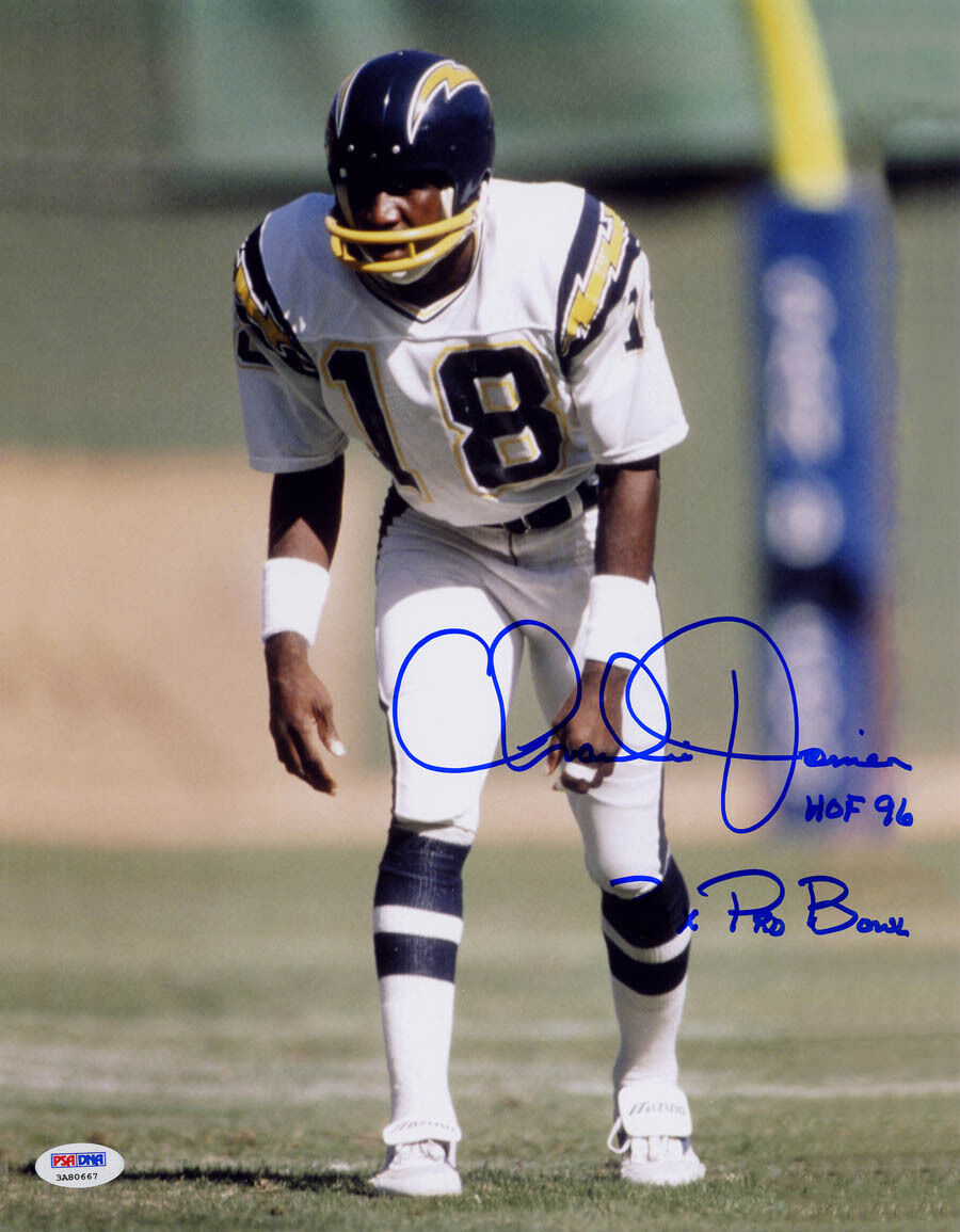 Charlie Joiner SIGNED 11x14 Photo Poster painting +HOF PRO BOWL Chargers PSA/DNA AUTOGRAPHED