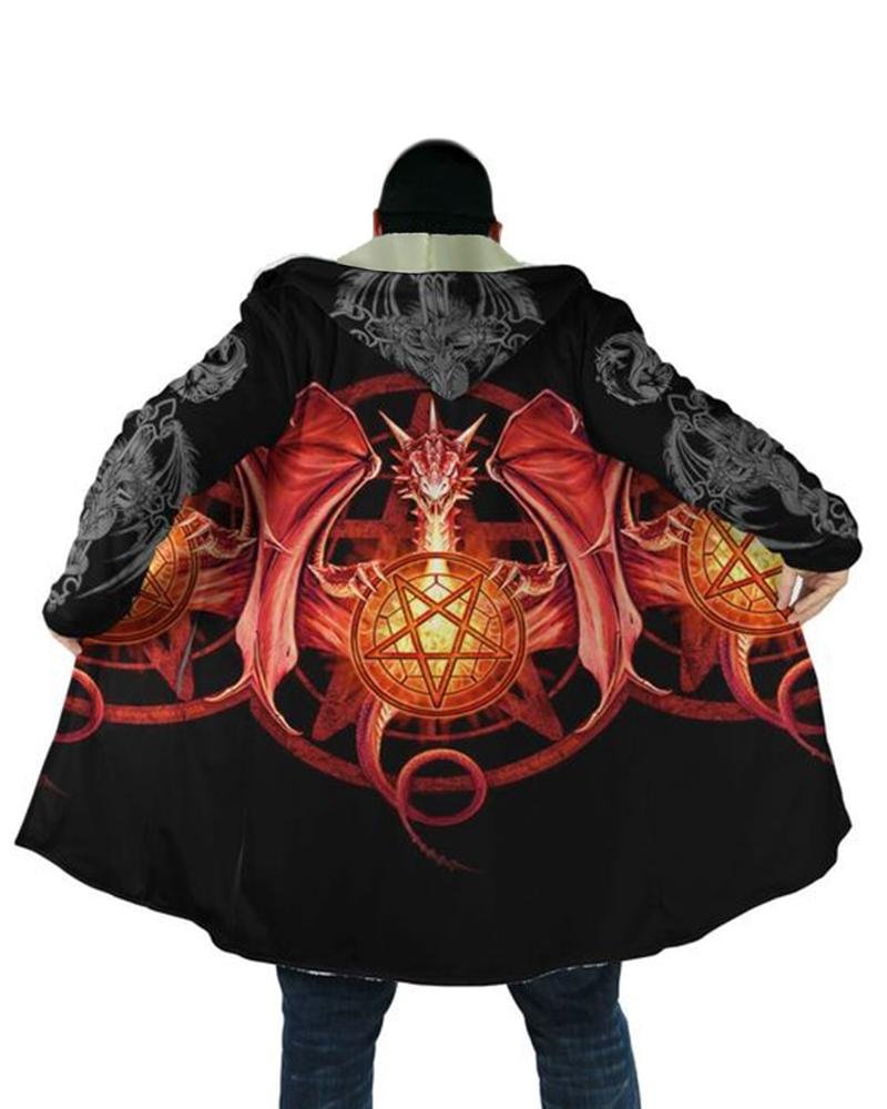 Men's Creative Printed Cloaks36