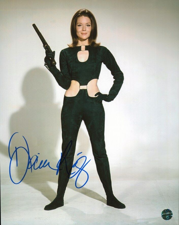 DIANA RIGG Autographed Original 8x10 Photo Poster painting LOA TTM